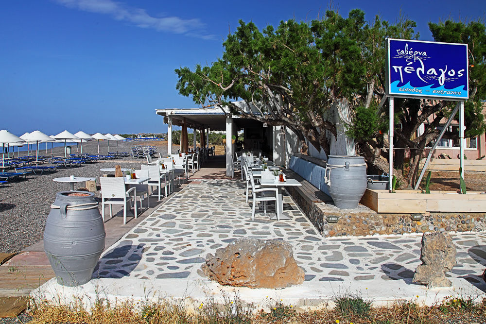 Coriva Beach Hotel & Bungalows Koutsounári Restaurante foto