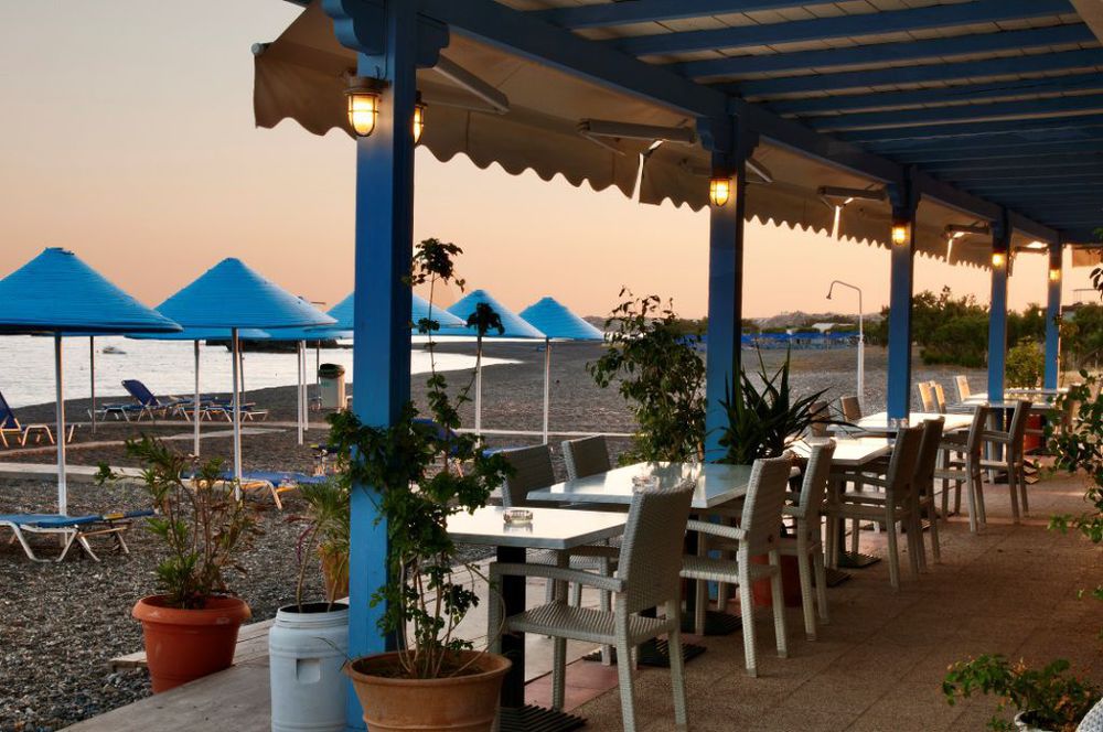 Coriva Beach Hotel & Bungalows Koutsounári Restaurante foto